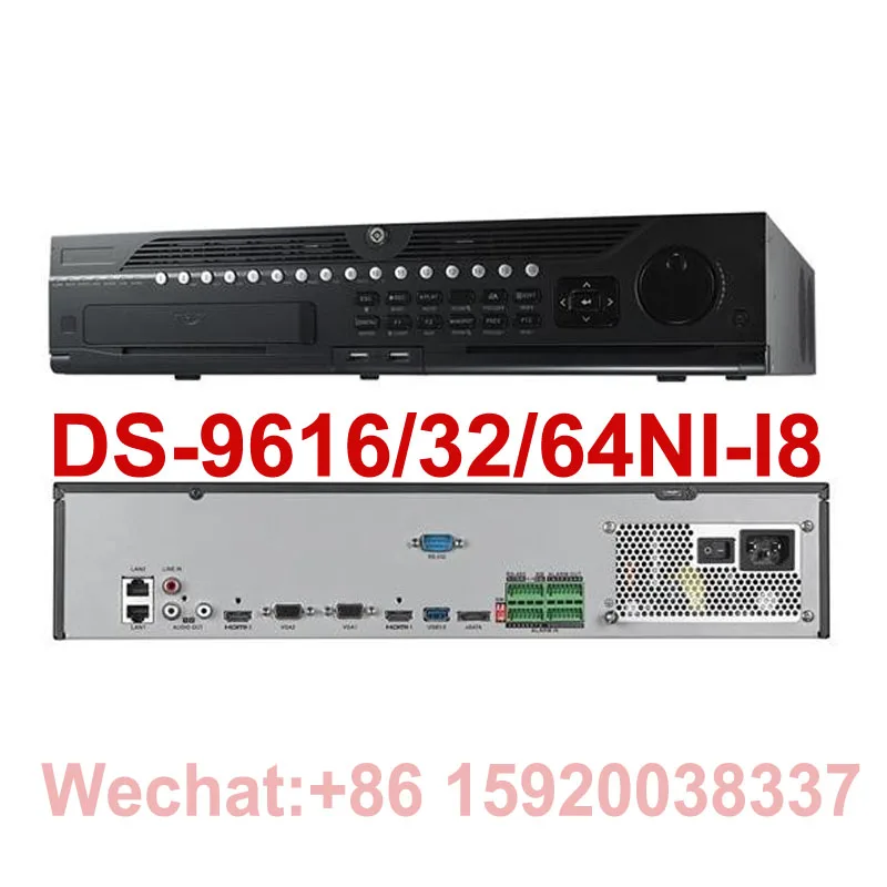 DS 9632NI I8 DS 9664NI I8 English Version NVR 64CH 32ch Support up to 12MP  camera 8SATA for 8HDDs HMDI1 at up to 4K NVR|Surveillance Video Recorder| -  AliExpress