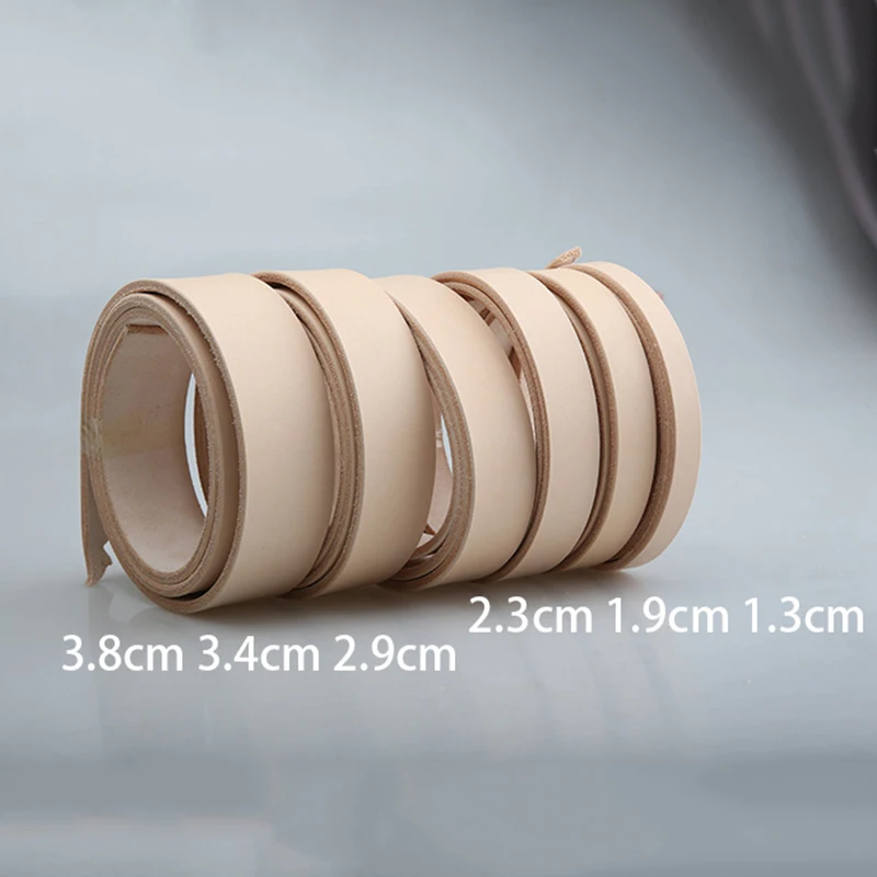 야채 무두질 가죽 벨트 스트랩, 1 층 가죽 스트립, 기본 색상 벨트 스트립, 가죽 공예 곡물, 1x100-130cm