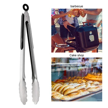 

Barbecue Salad Food Clip BBQ Tongs Stainless Steel Kitchen Tools Multifunction Grill Tools Cooking Clip Clamp BBQ Accessories