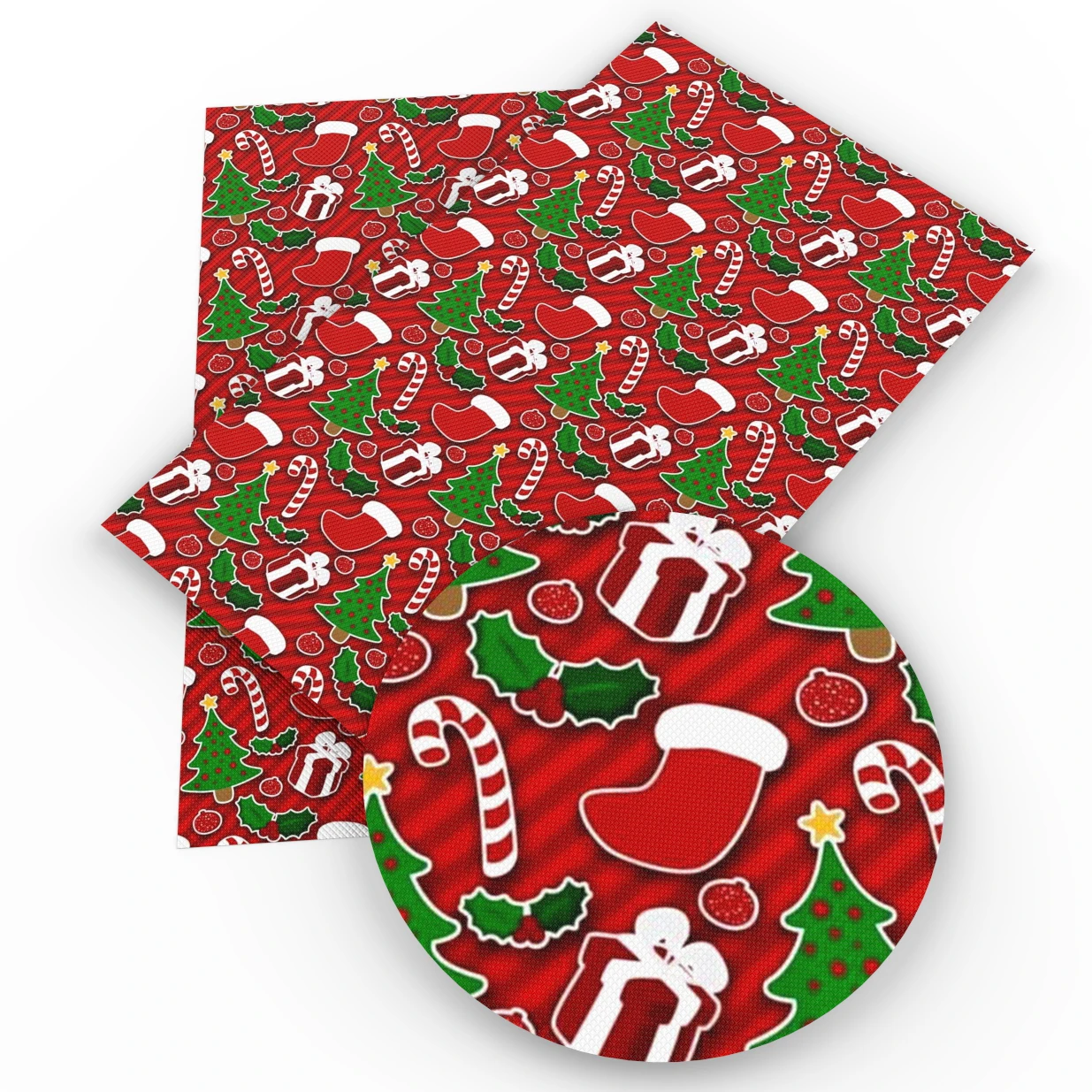 9 шт./компл. 20*34 см Merry Christmas олень собака искусственная Синтетическая кожа ткань простыни, DIY ручной работы материалы для сумки, 1Yc7461