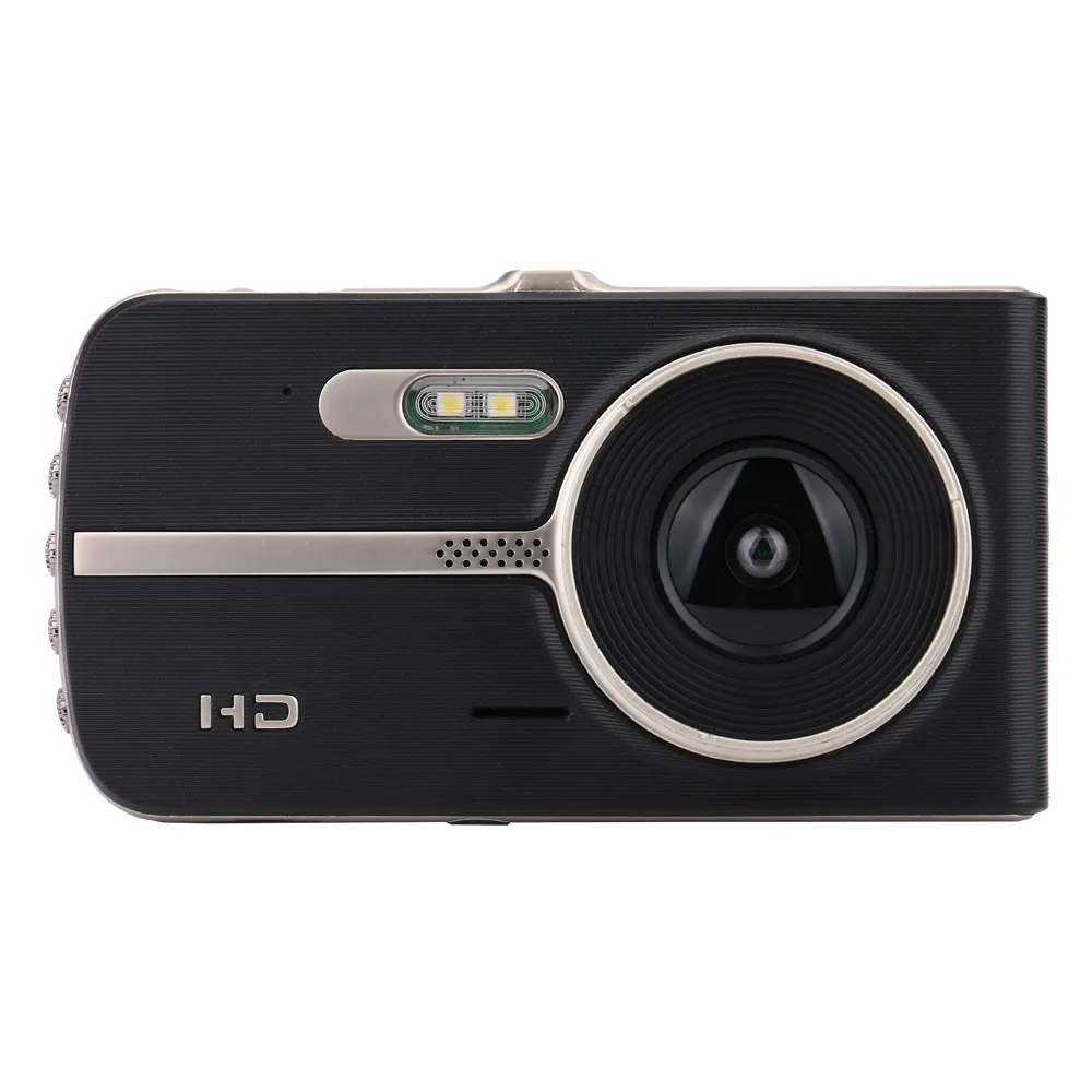 4'' Double Lens Parking Monitoring Night Vision 1080P Metal Driving Recorder Dash Cam Night Vision Camera Video Recorder#1106g35