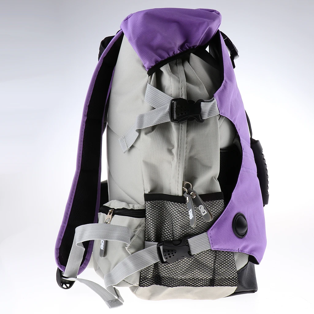 Professional Roller Skates Backpack Inline Skates Skating Shoes Boots Carry Bag Durable Multi-pocket Sports Rucksack Unisex Professional Roller Skates Backpack Inline Skates Skating Shoes Boots Carry Bag Durable Multi-pocket Sports Rucksack Unisex