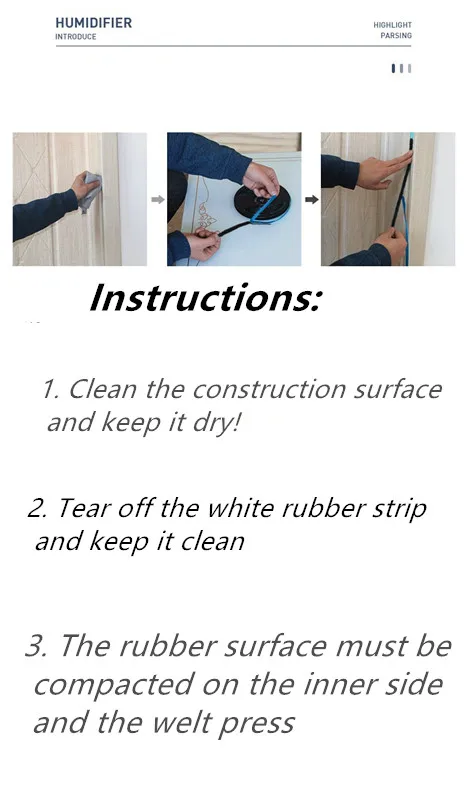 1-6M Self Adhesive Tape Waterproof Beautiful Joint Floor Seam Line Sticker Background Wall Ceiling Edge Corner Seal Home Decor