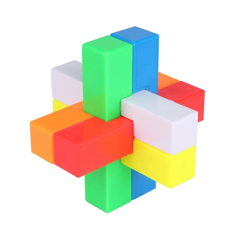 

Yuxin Science Outwit Generation Burr Puzzle Strange New Luban Unlock Toy Six-Color Blending Manufacturers a Generation of Fat