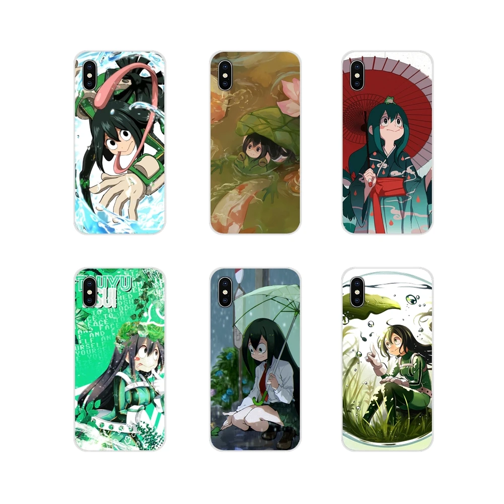 Чехол из ТПУ для Huawei G7 G8 P8 P9 P10 P20 P30 Lite Mini Pro P Smart Plus 2017 2018 2019 Аниме BOKU NO HERO Академия Tsuyu