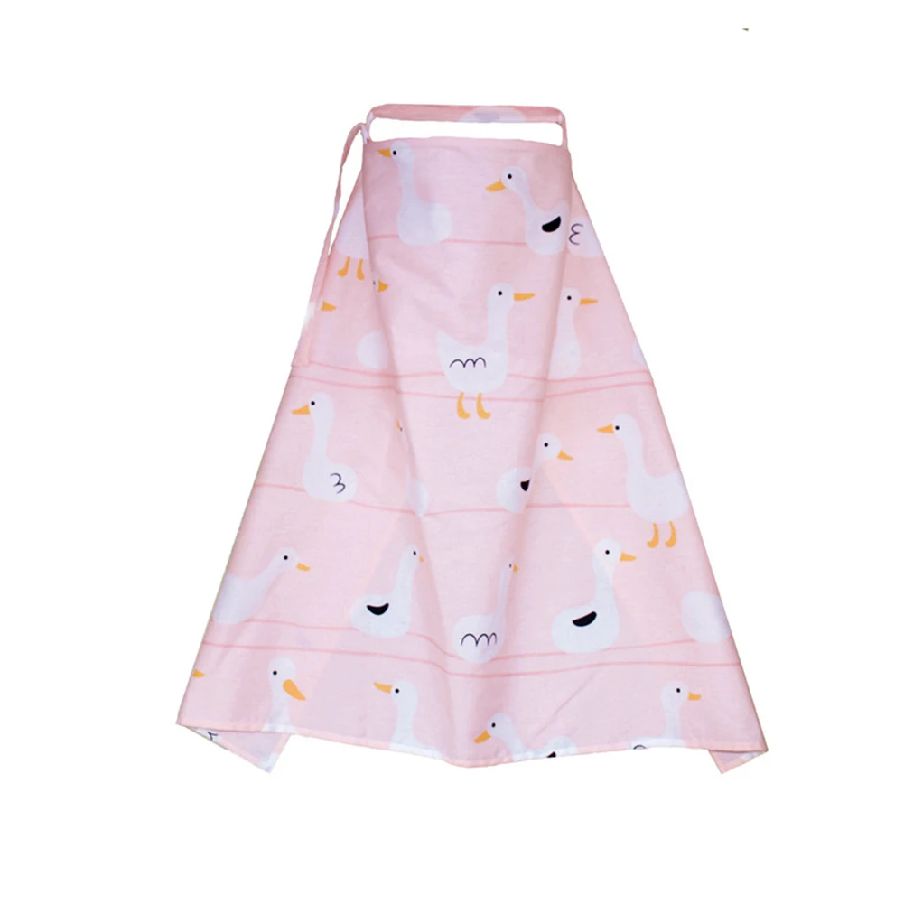 Duckling 92x72 Пончо кормящих крышка из смеси хлопка Детский Кормление безопасный открытый декольте конфиденциальности мягкий передник регулируемый в общественных шаль - Цвет: Duckling 92x72
