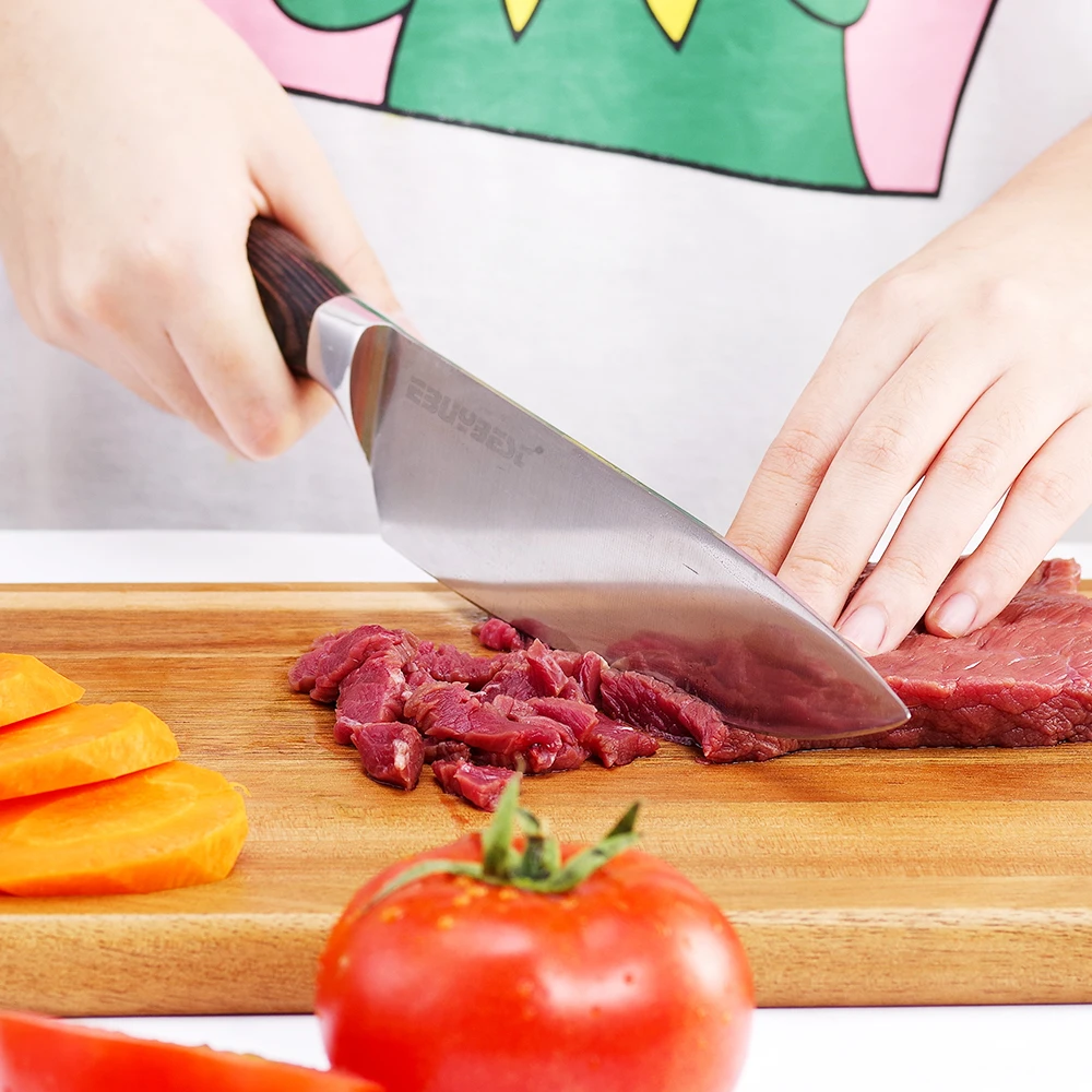 Кухонные ножи из нержавеющей стали 8 дюймов японский нож шеф-повара Santoku кухонный нож ультраострый нож для мяса рыбы кухонные инструменты для приготовления пищи