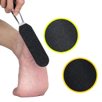 

1Pcs Stainless Steel Double Side Pedicure Foot File Dry Shiping Brush Free Sanding Foot Paper 10pcs and Double Side R1N1