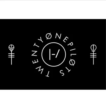 

96x144cm 60x90cm Twenty One Pilots Flag Banner Fans Collection Costume Cosplay Prop Home Wall House Decoration
