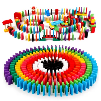 

100pcs Children Color Sort Games Rainbow Wood Blocks Kit Educational Toys for Kid Christmas Gift