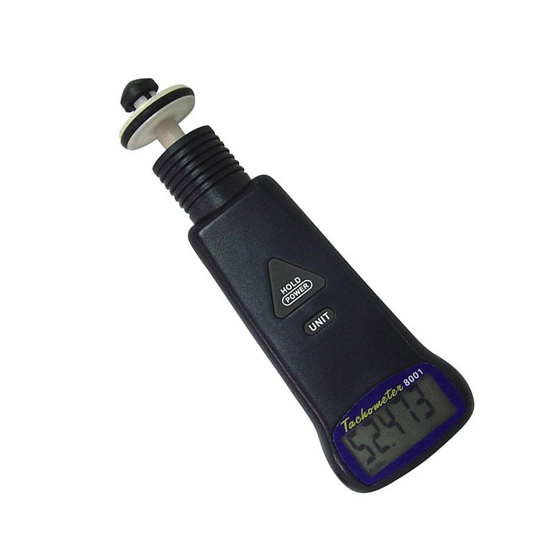 AZ8001 Contact Tachometer Digital Tachometer Handheld Tachometer Motor Speed Tachometer