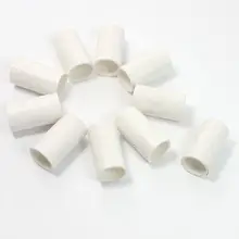10 шт. 16 мм внутренний диаметр прямой ПВХ соединительные фитинги белые