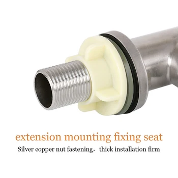 

Sink Faucet Single Lever Brushed Nickel Tap Honeycomb Kitchen Bathroom