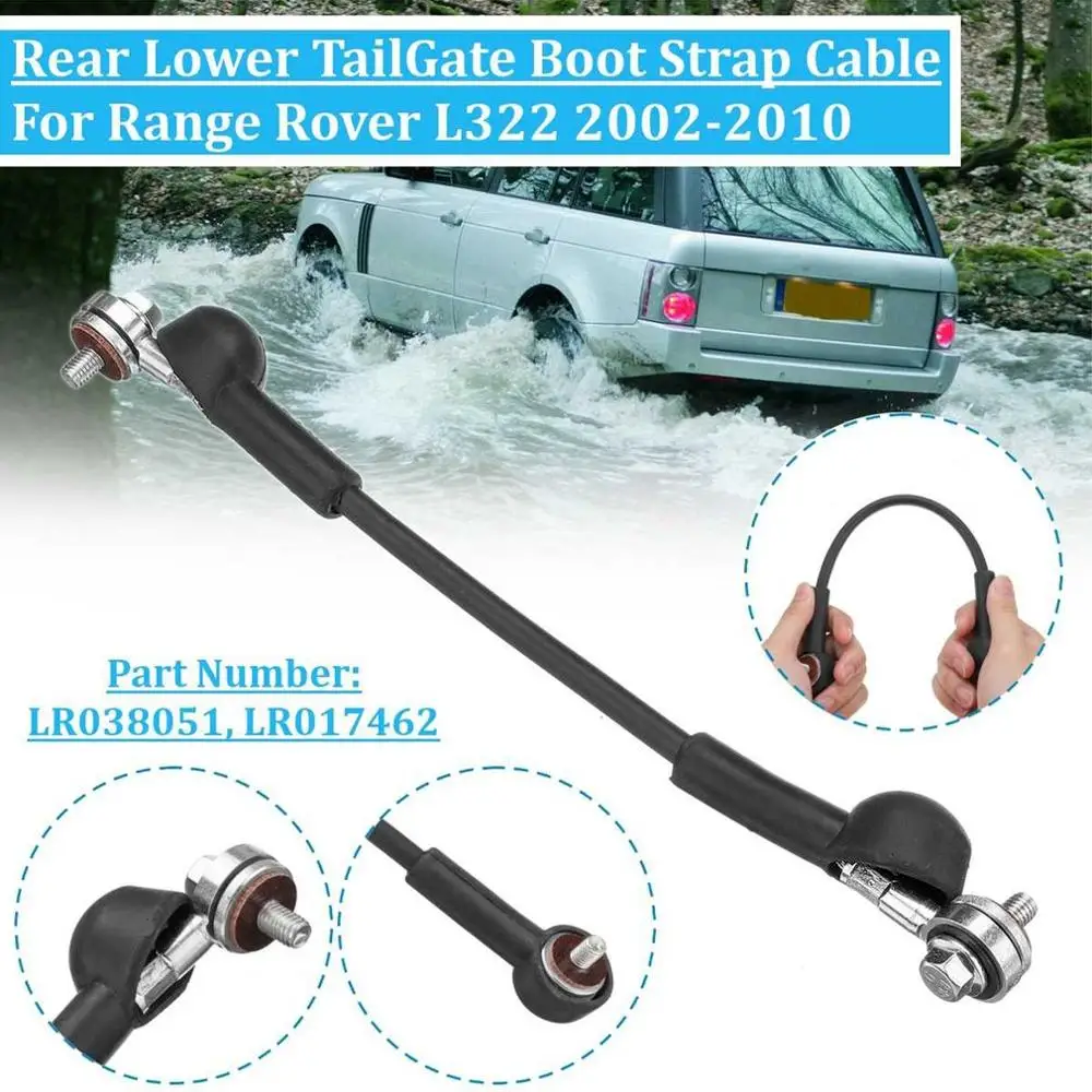 

L/H Rear Lower Tailgate Check-Strap Cable for Range Rover L322 (LR038051) Auto Gas Spring Struts Prop Lift