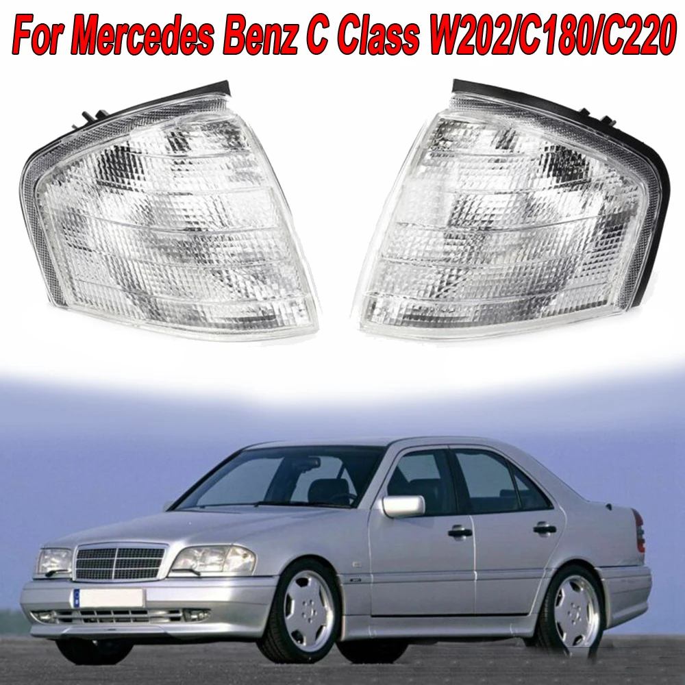 2 шт. поворотные сигнальные огни Автомобильная боковая лампа для Mercedes Benz C Class W202/C180/C220 сменная внешняя лампа