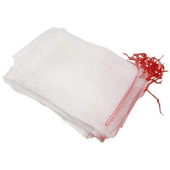 

100pcs Bags Fruit Protection Bags Reusable Produce Bags - Mesh Garden, Perfect for Most Fruits 12 Inches x 8 Inches