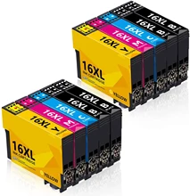 Befon 16XL wkłady atramentowe zamiennik dla Epson 16 XL kompatybilny dla Epson Workforce WF2630 WF2010 WF2510 W-2520 WF2530 WF2650