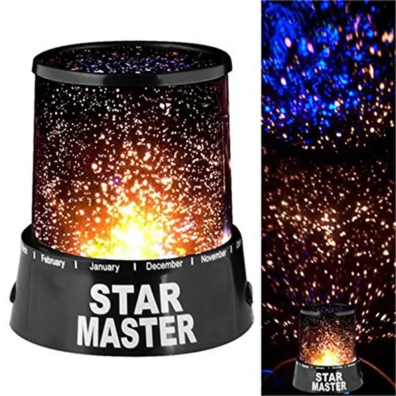Светодиодный Ночной Светильник проектор звездного неба Star Master лампа Освещение в помещении дома украшение для детской комнаты, подарки