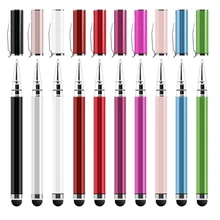 2 в 1 емкостный стилус для сенсорного экрана Шариковая ручка для рисования для смартфона для IPhone IPad Tablet PC портативный