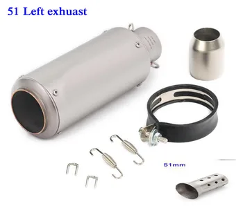 

Inlet 51MM motorcycle street car modified with DB Kllier for R6 R3 R25 R15 rear section 400 tail throat CB400 Z800