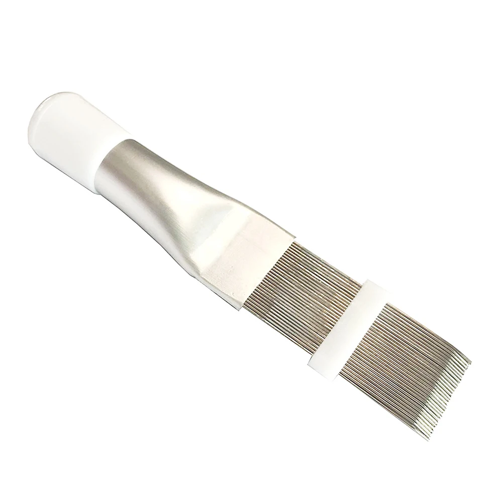 Air Conditioning Fin Cleaning Comb Stainless Steel Fin Straightener Brush Air Conditioner Cleaning Tool #W0