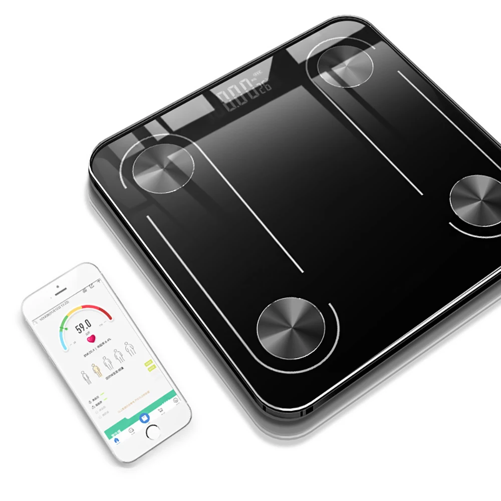 

Body Smart Weights Scale Electronics The Home Bathroom Scales Digital Wifi Body BMI Scale Bluetooth Balance floor pesas person