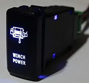 

WINCH POWER Push Switch Button LED with Wires For Land Fortuner Tacoma