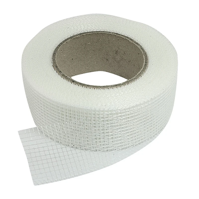 Self-adhesive white fiberglass mesh tape for cracks holes | Обустройство дома