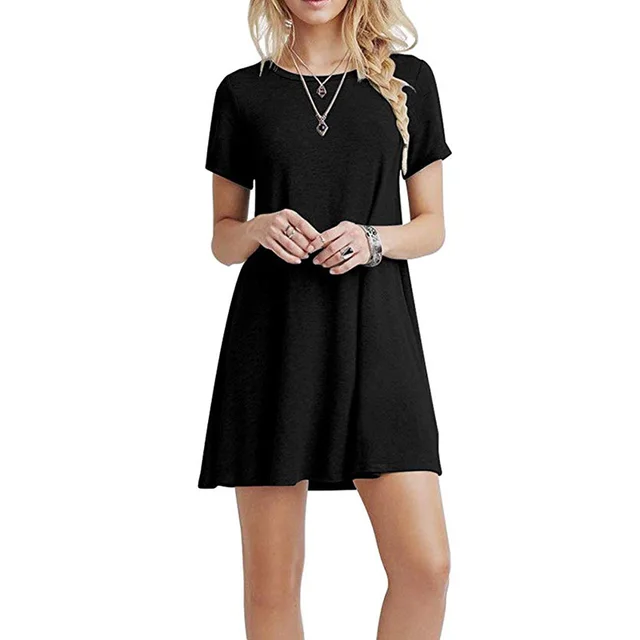 flowy dresses short casual