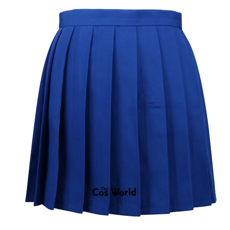 XS-3XL 17 одноцветное Цвета девушки девушка Высокая талия плиссированные юбки женские платья для JK школьная Униформа студентов ткани