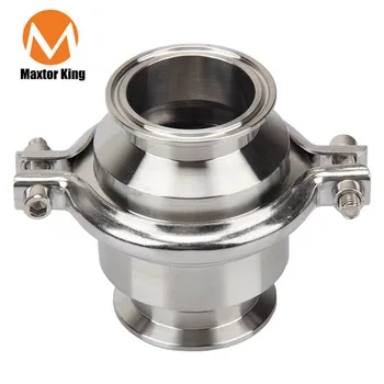 

MK OD 38MM Sanitary Check Valve 1.5'' Tri Clamp Type Ferrule OD 50.5mm, Stainless Steel 304, V-iton Gasket