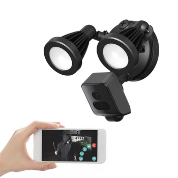 

Freecam Outdoor Floodlight Camera with Motion Detection/2-Way Audio/Supoort Cloud Storage/Night Vision/Built-in 16GB SD Card