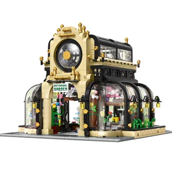 

Streetview Building Toys Model The MOC Botanical Garden With Led Lights Set Lepining 16019 Blocks Bricks Kids Toys