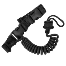 

Tactical Pistol Hand Gun Secure Lanyard Spring Sling Adjustable Gun Sling Anti-lost Strap for Hunting Outdoor Airsoft