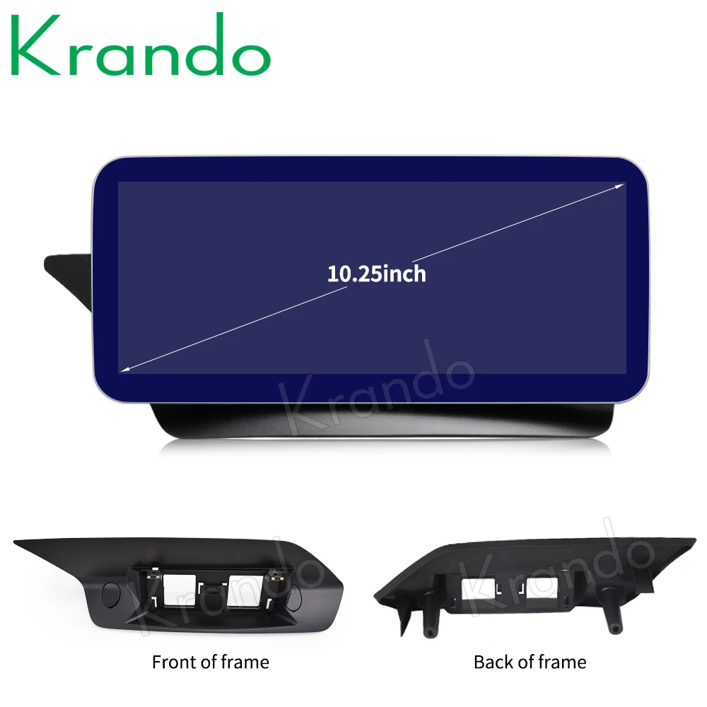 Krando Android 10.0 4G 128G 10.25'' Car Radio For Mercedes Benz E Class  E200 E230 E260 W212 2009-2016 NTG 4.0 4.5 5.0 Carplay