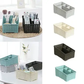

Desktop Storage Box ABS Organizer Box Makeup Cosmetics Decoration Container Home Debris Case Office Accessories Q2L7