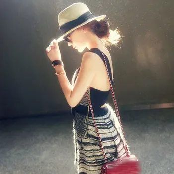 

Collapsible Panama Hat Summer Sun Hats For Women Beach Straw Hat UV Protection Cap Chapeau Femme