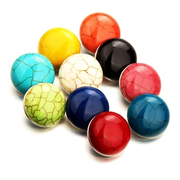

50pcs Snap button 18 mm New resin Snap Jewelry 18mm Snap Buttons DIY Buttons For Women