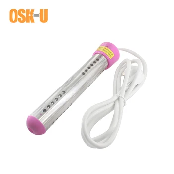 

Immersion Water Heater 250mm Length 220V Stainless Steel Water Heater Element for Water Bucket 300/400/500/600/800W