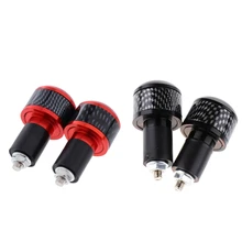 4 шт., универсальные ручки диаметром 22 мм, концевые колпачки, ручки из алюминиевого сплава, Концевая вилка слайдера