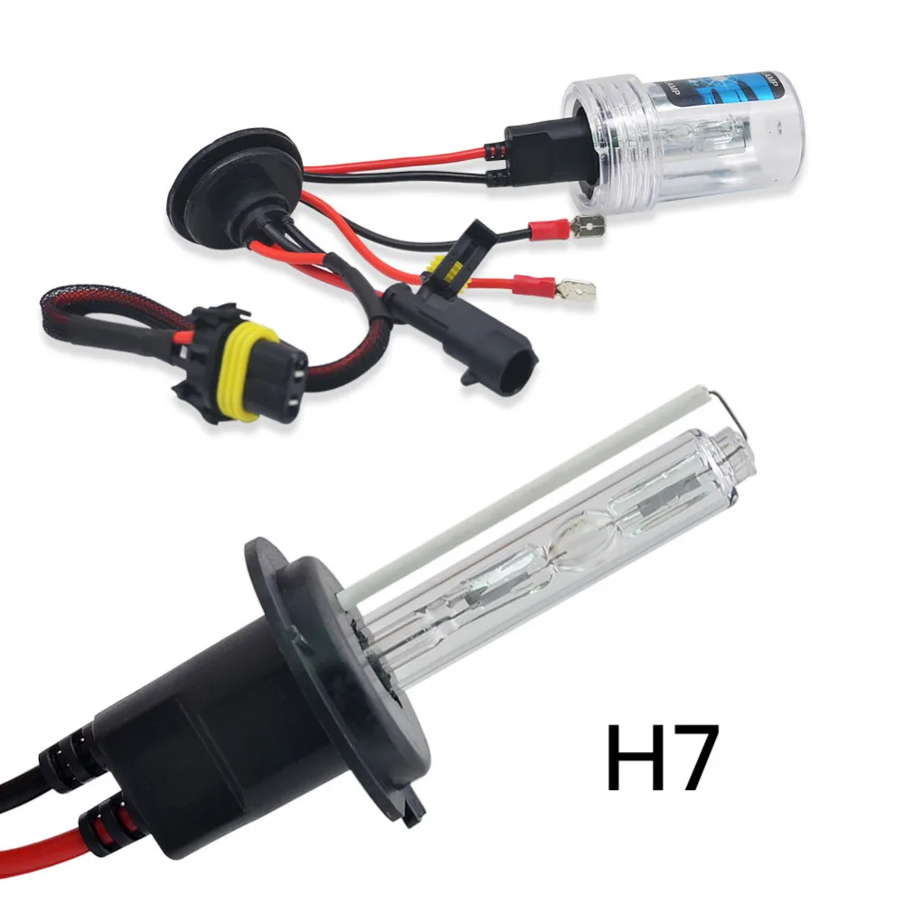 Ксенон H7 AC 55 Вт Ксеноновые Балласты H1 H3 H4 H11 9005 9006 881 D2S HID Автомобильная лампа 4300k 5000k 6000k 8000k bi Xenon h4 Лампа