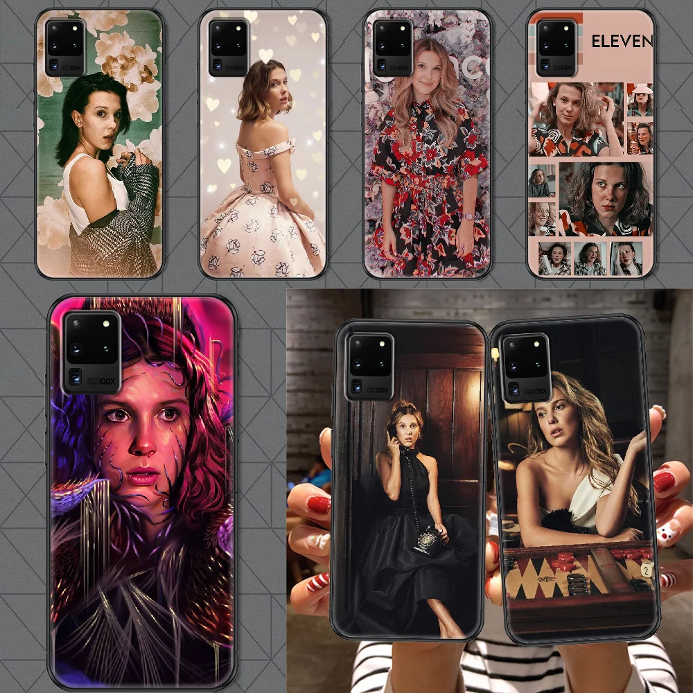 Millie Бобби Коричневый чехол для телефона Samsung Galaxy Note 4 8 9 10 20 S8 S9 S10 S10E S20 Plus UITRA Ультра