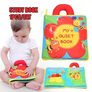 

Multifunctional Early Education Three-dimensional Cloth Book Color Recognition Dressing Learning Toy AN88