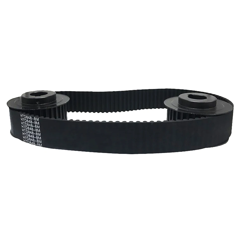 

1Pcs HTD 8M-848 To 8M-928 Close Loop Timing Belt Black Rubber Drive Synchronous Belts Width 20/25/30mm
