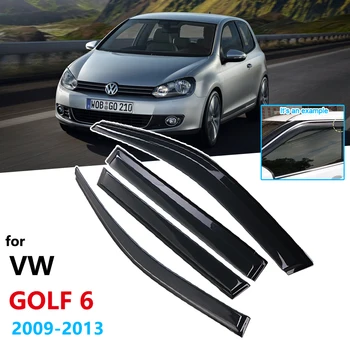 

Car Window Visor Rain Guard for Volkswagen VW Golf 6 MK6 2009~2013 5K Awnings Shelters Car Accessories Golf6 2010 2011 2012