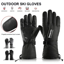

100% Waterproof Winter Cycling Gloves Windproof Outdoor Sport Ski Gloves Bike Bicycle Scooter Riding Motorcycle Warm Gloves