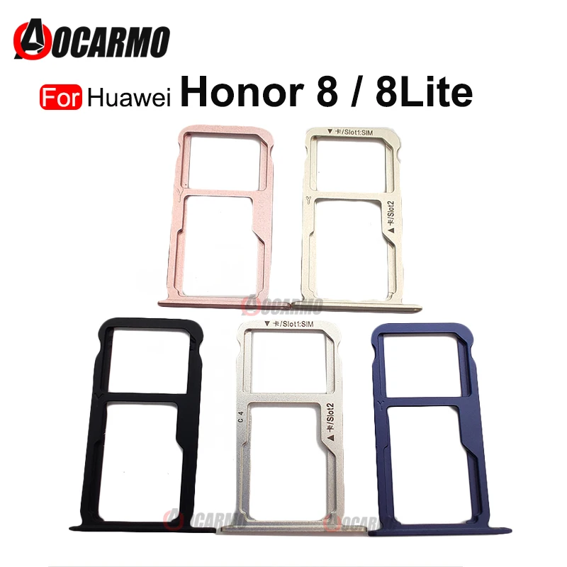 Tiroir Carte SIM (caddy) Pour Huawei P8 Lite 2017 – Noir – Réf. 05090207001 – Neuf