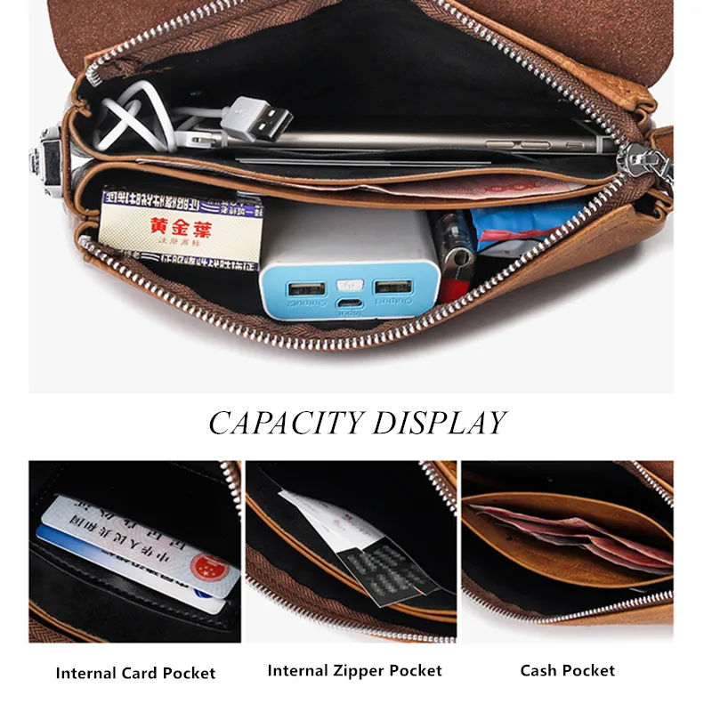 JEEP BULUO Brand PU Leather Clutch Bag In Three Colors, New Style Men's  Wallet, Long Card Bag, Men's Wallet, Zipper, Large Capac