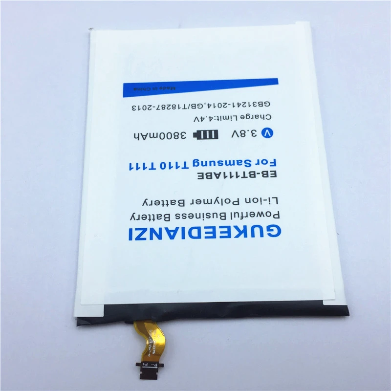 GUKEEDIANZI EB-BT111ABE 3800 мАч сменная батарея для Samsung Galaxy Tab 3 Lite SM T111 T110 T115 аккумуляторная батарея