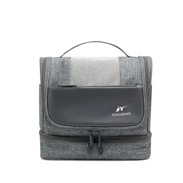 Gray Bag Чехол для хранения макияжа, водонепроницаемый, подвесной, для туалетных принадлежностей, косметичка, органайзер, косметичка, аксессуары, принадлежности - Цвет: Gray Bag